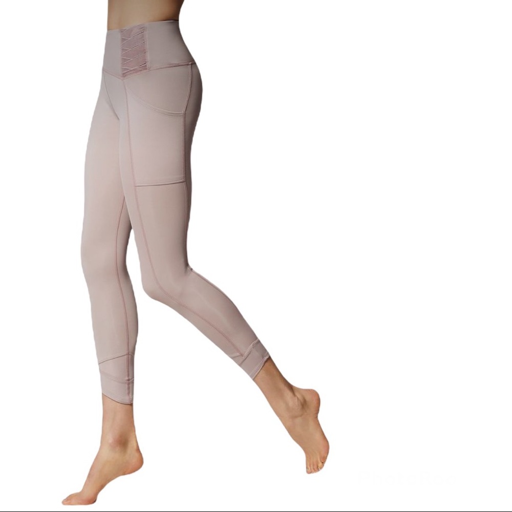 Free People Wonderstruck Velvet Leggings Smokey Mink